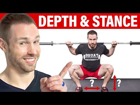 How to Squat For Your Anatomy (DEPTH &amp; STANCE WIDTH)
